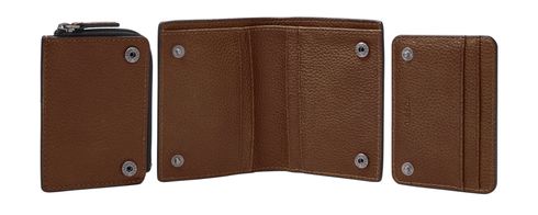 Poland Mundkar Wallet & Belt Combo - Blue PU Leather Wallet With Brown Belt, Model-03, Casual Style