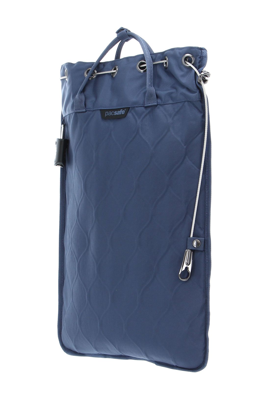 Pacsafe Travelsafe 12L GII - Sac De Transport Antivol Avec Câble Acier - Bleu Hawaï - Protection Contre Les Vols