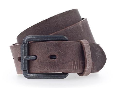 MUSTANG Male Belt W85 Dark Brown