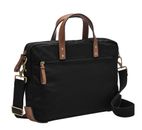 FOSSIL Haskell Top Zip Workbag Black FOSSIL Haskell Top Zip Workbag Black