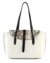JOOP! Mezza Luna Snake Rosalie Shopper LHF Cream-White JOOP! Mezza Luna Snake Rosalie Shopper LHF Cream-White