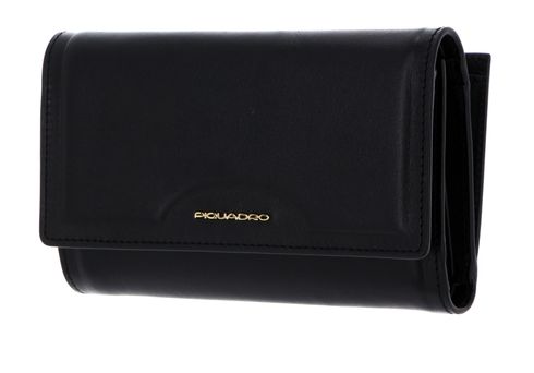 PIQUADRO Gea Wallet With Flap RFID Nero