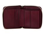 PIQUADRO Gea Zip Around Women's Wallet RFID Bordeaux