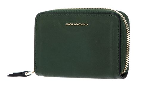 PIQUADRO Gea Zip Around Women's Key Case Verde Foresta