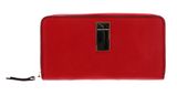 PIQUADRO Dafne Zip Around Wallet RFID Lampone