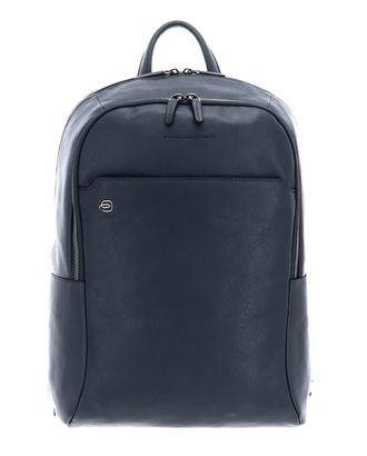 PIQUADRO Black Square Computer Backpack L Blu Oceano