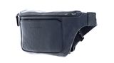 PIQUADRO Black Square Belt Bag Blu Oceano PIQUADRO Black Square Belt Bag Blu Oceano