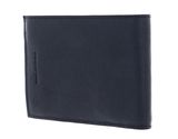 PIQUADRO Black Square Wallet with Coin Pocket Blu Oceano PIQUADRO Black Square Wallet with Coin Pocket Blu Oceano