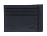 PIQUADRO Black Square Pocket Credit Card Pouch RFID Blu Oceano PIQUADRO Black Square Pocket Credit Card Pouch RFID Blu Oceano