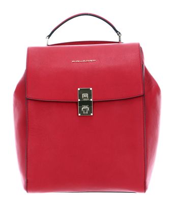 PIQUADRO Dafne Expandable Backpack Lampone