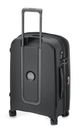 DELSEY PARIS Belmont Plus 4 Double Rolls Cabin Trolley Slim Line 55 S Black