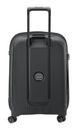 DELSEY PARIS Belmont Plus 4 Double Rolls Cabin Trolley Slim Line 55 S Black