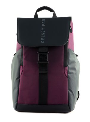 DELSEY PARIS Securflap Backpack Bordeaux Red