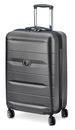 DELSEY PARIS Comete + 4 Double Rolls Trolley 67 Black
