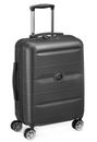 DELSEY PARIS Comete + 4 Double Rolls Cabin Trolley SL 55 Black DELSEY PARIS Comete + 4 Double Rolls Cabin Trolley SL 55 Black