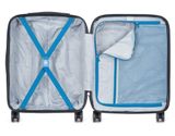 DELSEY PARIS Comete + 4 Double Rolls Cabin Trolley SL 55 Lightblue