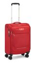 RONCATO Joy Trolley Cabina 4 Rolls 55 with Pocket Top + USB Red