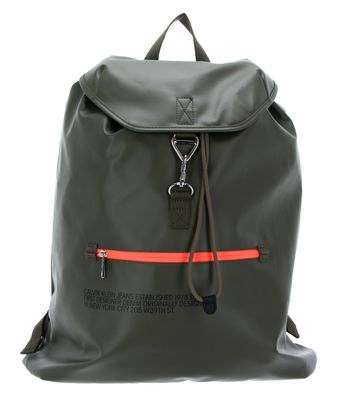 Calvin Klein CKJ Drawstring Backpack Olive Night