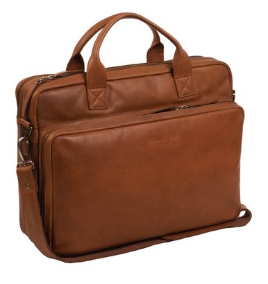 The Chesterfield Brand Jackson Laptop Bag Cognac