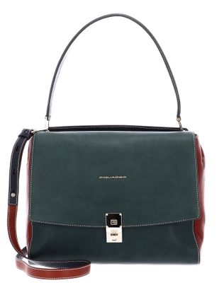 PIQUADRO Dafne Shoulder Bag Verde Foresta / Cuoio