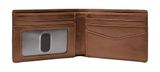 FOSSIL Jared Front Pocket Wallet Bifold Medium Brown