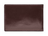 FOSSIL Benedict Front Pocket Wallet Bifold Claret Red