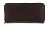 Calvin Klein Zip Around Wallet L Slate Brown Calvin Klein Zip Around Wallet L Slate Brown