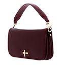 TOMMY HILFIGER Leather Statement Crossover Bag Burgundy
