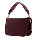 TOMMY HILFIGER Leather Statement Crossover Bag Burgundy