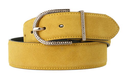 Tamaris Women's Leather Belt W125 Yellow