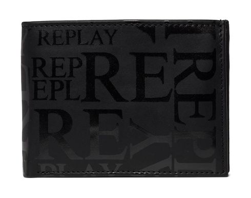 REPLAY Bifold Wallet Black