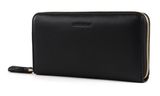 COCCINELLE Tassel Zip Around Wallet Noir COCCINELLE Tassel Zip Around Wallet Noir