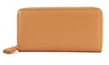 COCCINELLE Tassel Zip Around Wallet Warm Beige