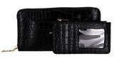 Bodenschatz Zip Around Wallet L Black Bodenschatz Zip Around Wallet L Black