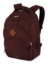travelite Basic Melange Backpack Bordeaux