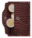 TRU VIRTU Click & Slide Coin Pocket Croco Brown / Silver TRU VIRTU Click & Slide Coin Pocket Croco Brown / Silver