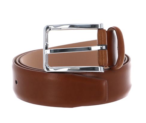 Calvin Klein Score Line Belt W80 Cognac