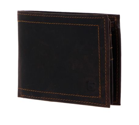 H.I.S Flap Wallet Brown