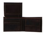 H.I.S Flap Wallet Brown