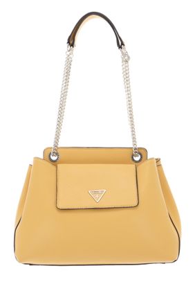 GUESS Sandrine Shoulder Satchel Yellow