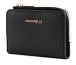COCCINELLE Metallic Soft Credit Card Holder Noir