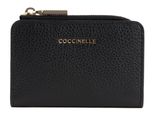 COCCINELLE Metallic Soft Credit Card Holder Noir