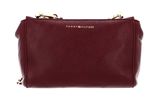 TOMMY HILFIGER Soft Turnlock Crossover Bag Burgundy