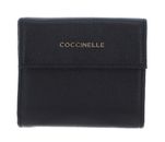COCCINELLE Metallic Soft Mini Wallet Noir