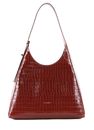 COCCINELLE Fedra Croco Shiny Soft Shoulderbag Marsala