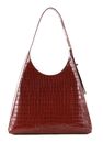 COCCINELLE Fedra Croco Shiny Soft Shoulderbag Marsala