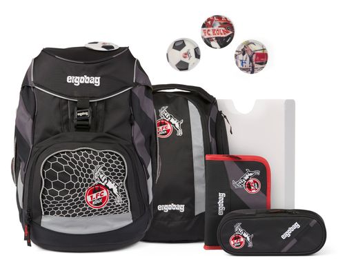 ergobag Football-Edition Pack-Set 6-teilig Domstürmbär