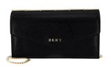 DKNY Heidi Wallet With Strap Blk / Gold