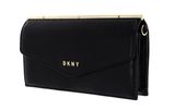 DKNY Heidi Wallet With Strap Blk / Gold