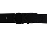 Calvin Klein Logo Text Leather Belt W85 Black - shortenable Calvin Klein Logo Text Leather Belt W85 Black - shortenable